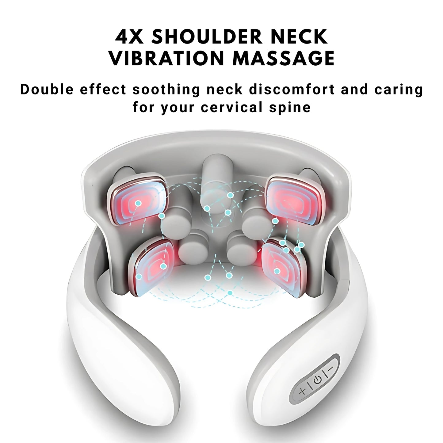 CoreVital® 4-Point Neck Massager – Deep Relief with Heat & Vibration