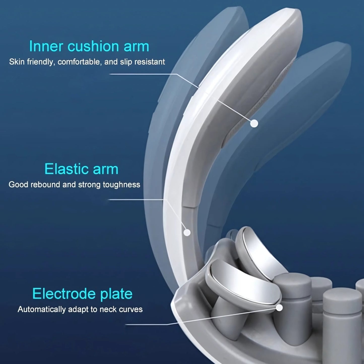 CoreVital® 4-Point Neck Massager – Deep Relief with Heat & Vibration