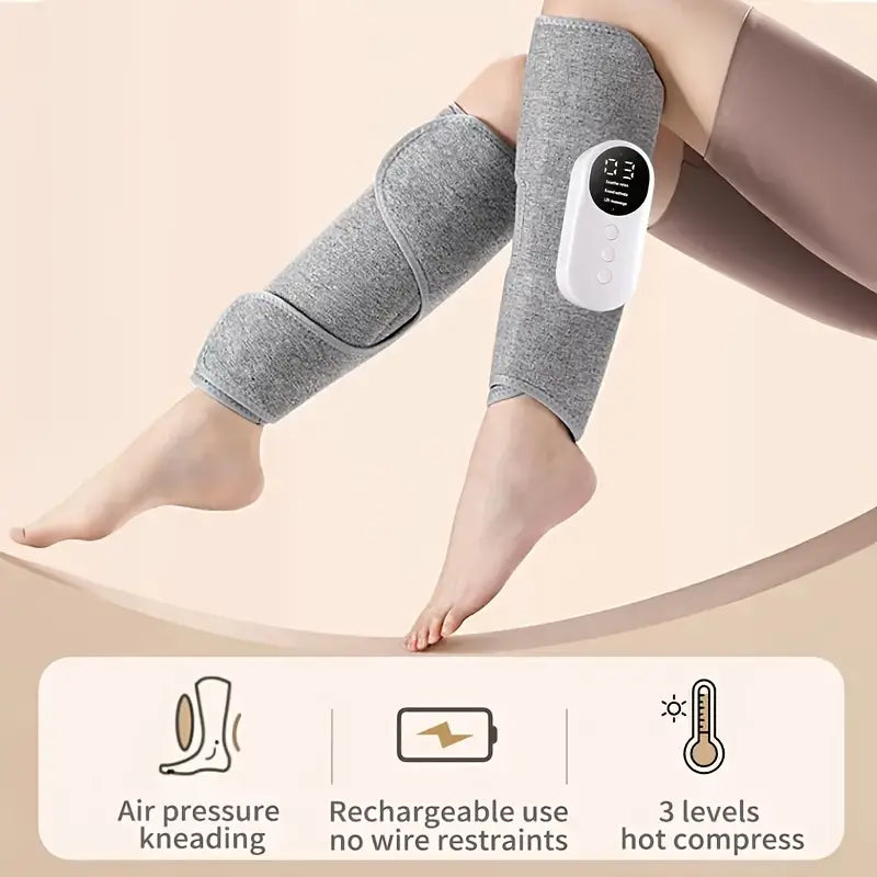 CoreVital® Rechargeable Leg Massager – Air Compression Device for Calves, Thigh & Knee Relief