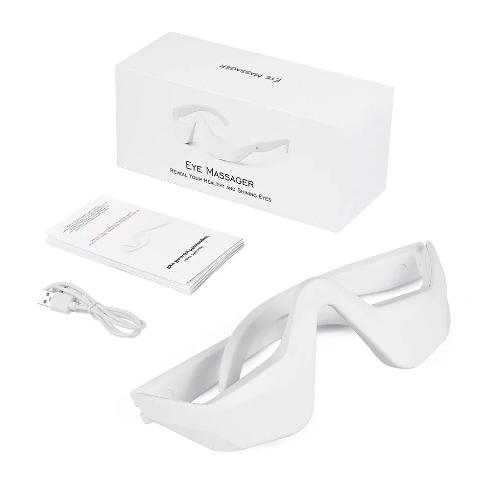 CoreVital® Wireless Eye Massager – Heat, Compression & Bluetooth Relaxation