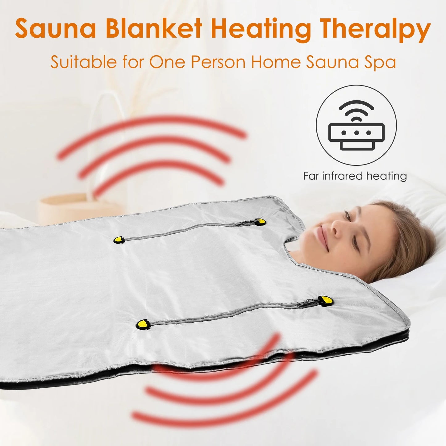 CoreVital® Infrared Sauna Blanket – Portable Slimming & Detox Heating Blanket