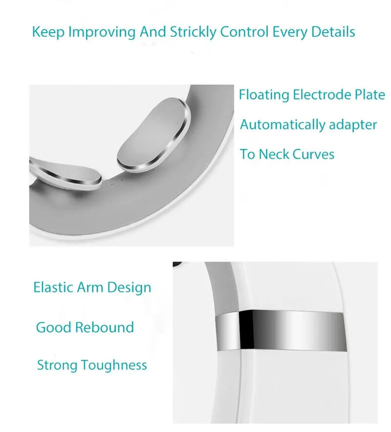 CoreVital® NeckEase Pro – Portable Mini Neck & Shoulder Massager with Deep Tissue Relief and Heat Therapy