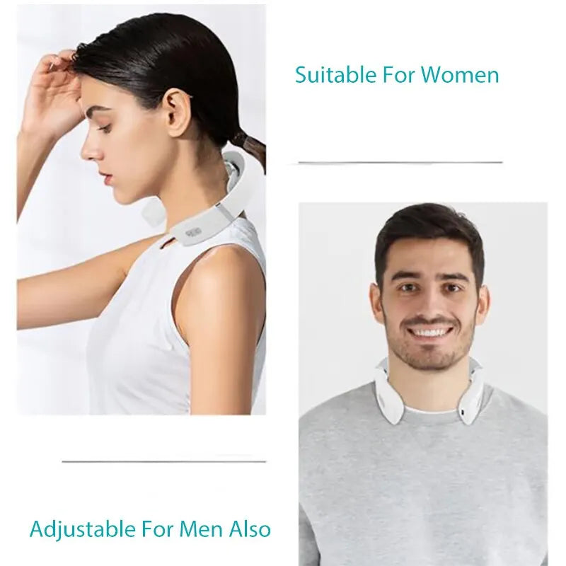 CoreVital® NeckEase Pro – Portable Mini Neck & Shoulder Massager with Deep Tissue Relief and Heat Therapy