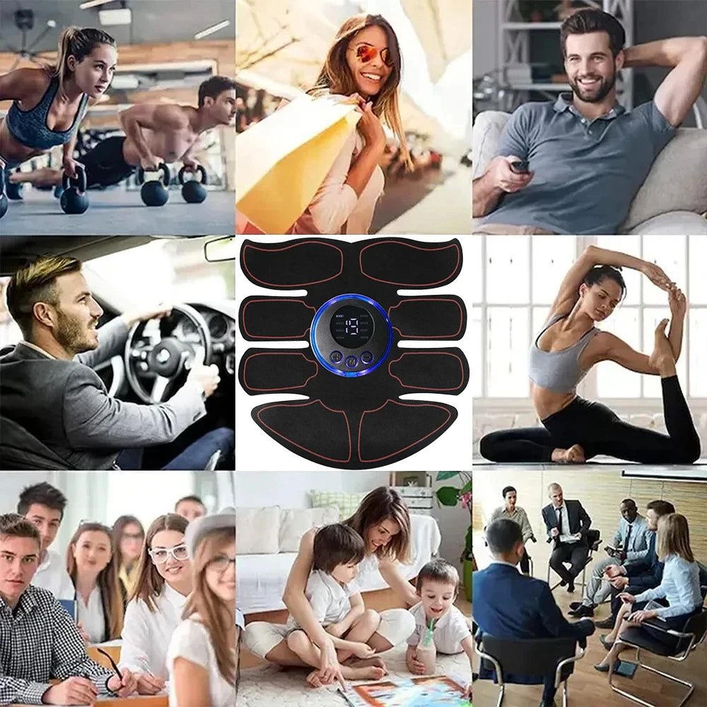 CoreVital® EMS ABS Stimulator – Slimming Patch for Muscle Toning, Ab Training & Fat Burning Massage