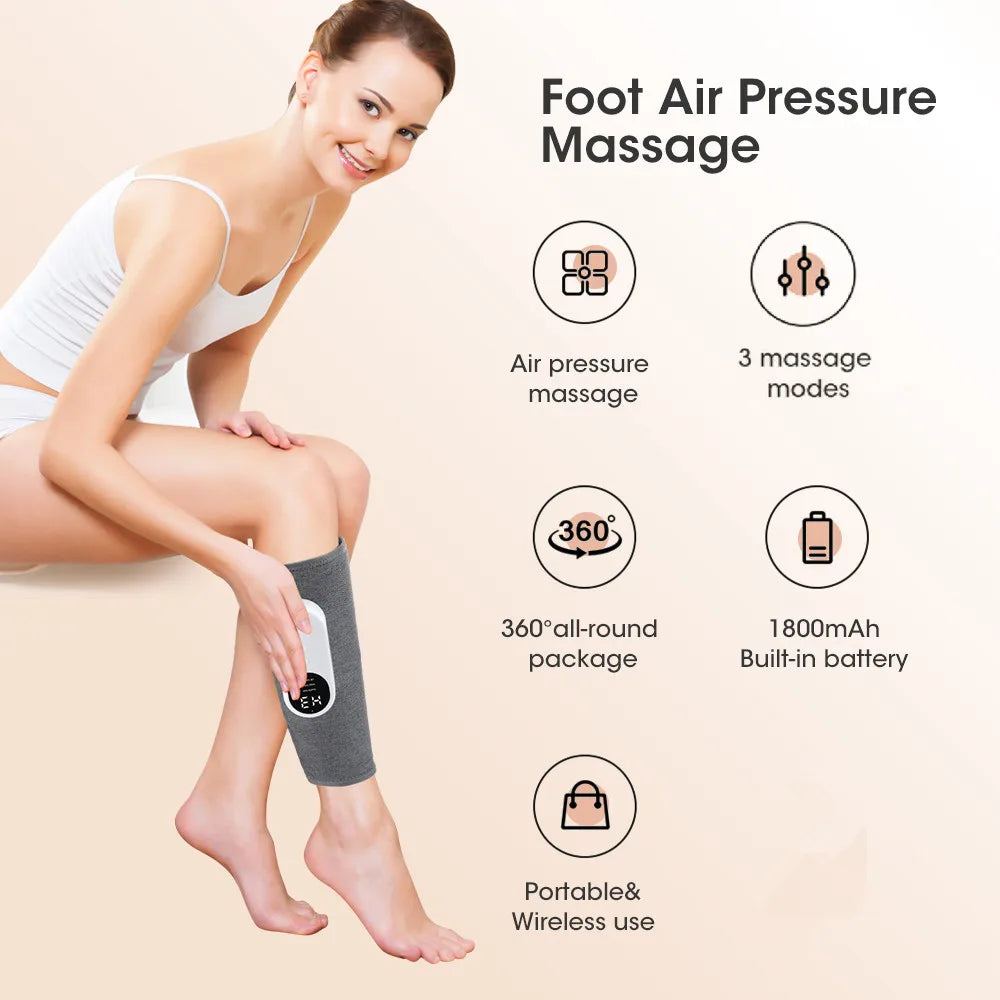 CoreVital® Rechargeable Leg Massager – Air Compression Device for Calves, Thigh & Knee Relief