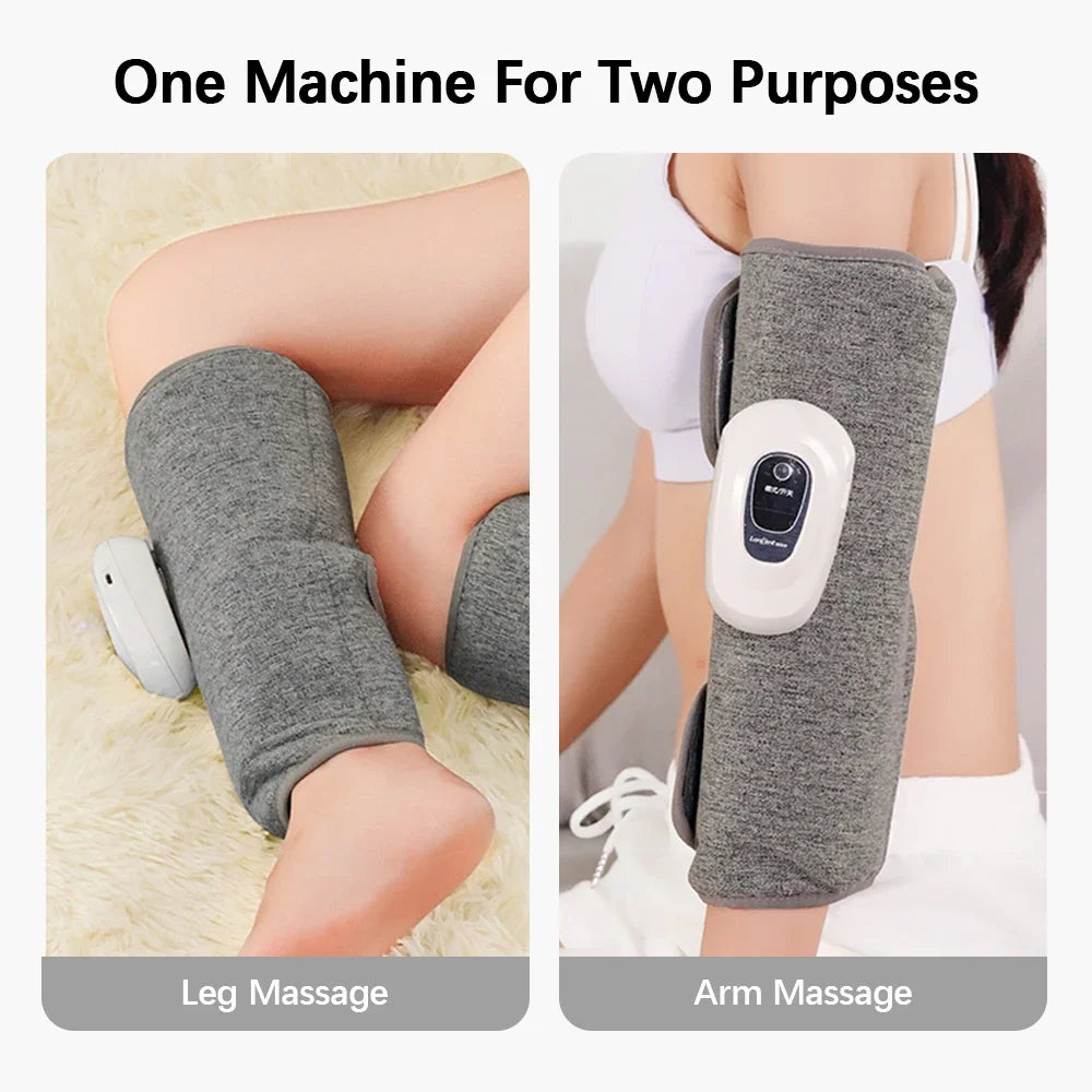 CoreVital AirFlex Leg Massager – Wireless Rechargeable Air Compression for 360° Calf and Leg Muscle Pain Relief