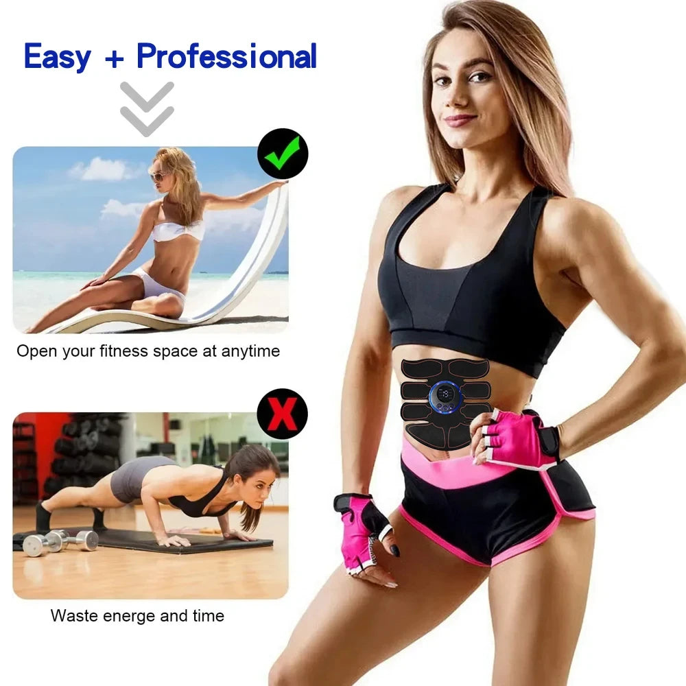CoreVital® EMS ABS Stimulator – Slimming Patch for Muscle Toning, Ab Training & Fat Burning Massage