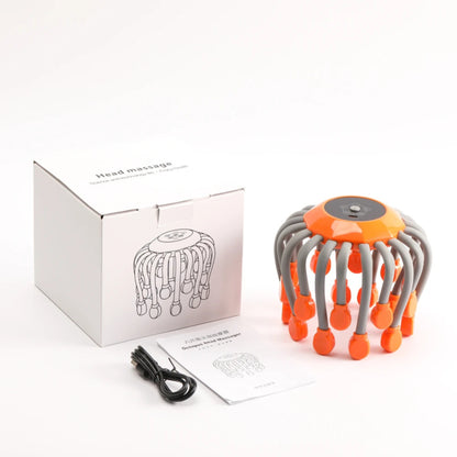 CoreVital™ OctoRelax Massage Cap — Smart Bluetooth Scalp Massager