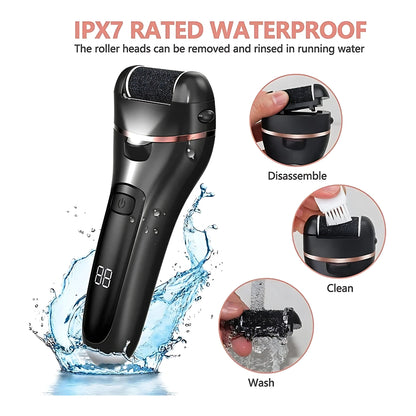 CoreVital® (14 in 1) 3 Rollers Manicure Nail Electric Feet Callus Remover