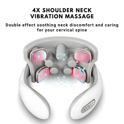 CoreVital® 4-Point Neck Massager – Deep Relief with Heat & Vibration