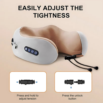 CoreVital® U-Shape Heated Neck Massager – Portable & Rechargeable