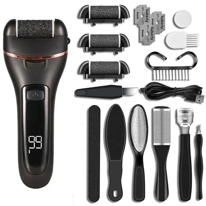 CoreVital® (14 in 1) 3 Rollers Manicure Nail Electric Feet Callus Remover