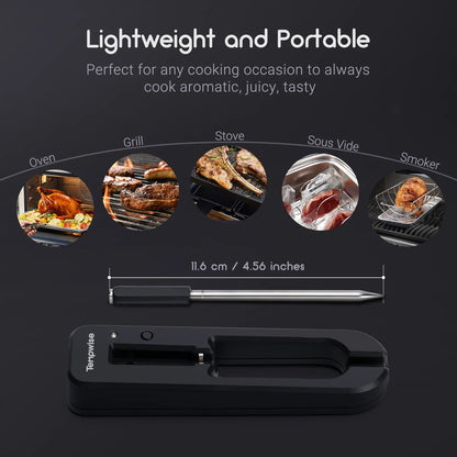 CoreVital® Wireless Meat Thermometer – Smart Bluetooth Digital BBQ Thermometer for Grill, Oven & Smoker