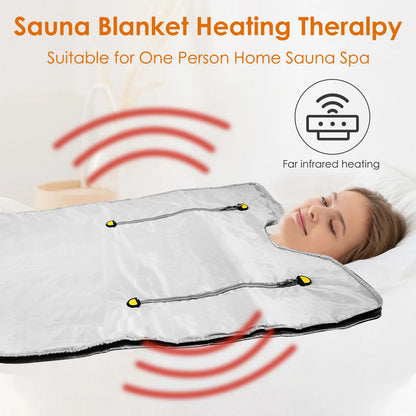 CoreVital® Infrared Sauna Blanket – Portable Slimming & Detox Heating Blanket