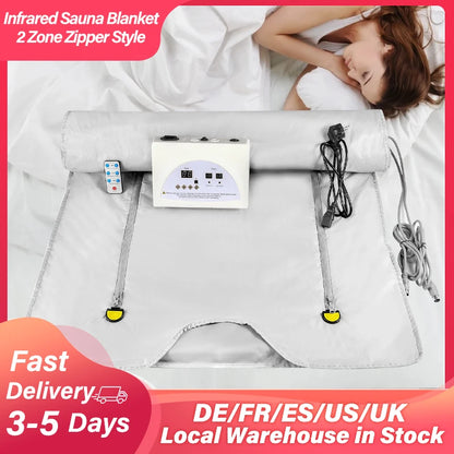 CoreVital® Infrared Sauna Blanket – Portable Slimming & Detox Heating Blanket