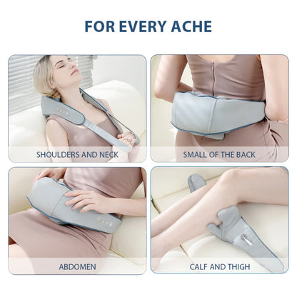CoreVital® Heated Shiatsu Massage Shawl – Trapezius Relaxer Pro for Neck & Shoulder Tension Relief