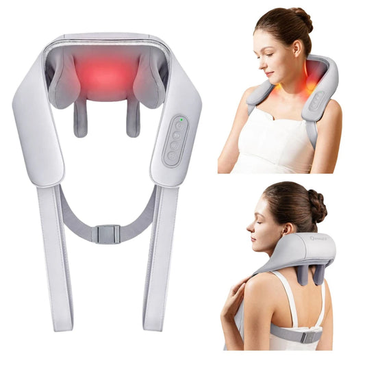 CoreVital® Heated Shiatsu Massage Shawl – Trapezius Relaxer Pro for Neck & Shoulder Tension Relief