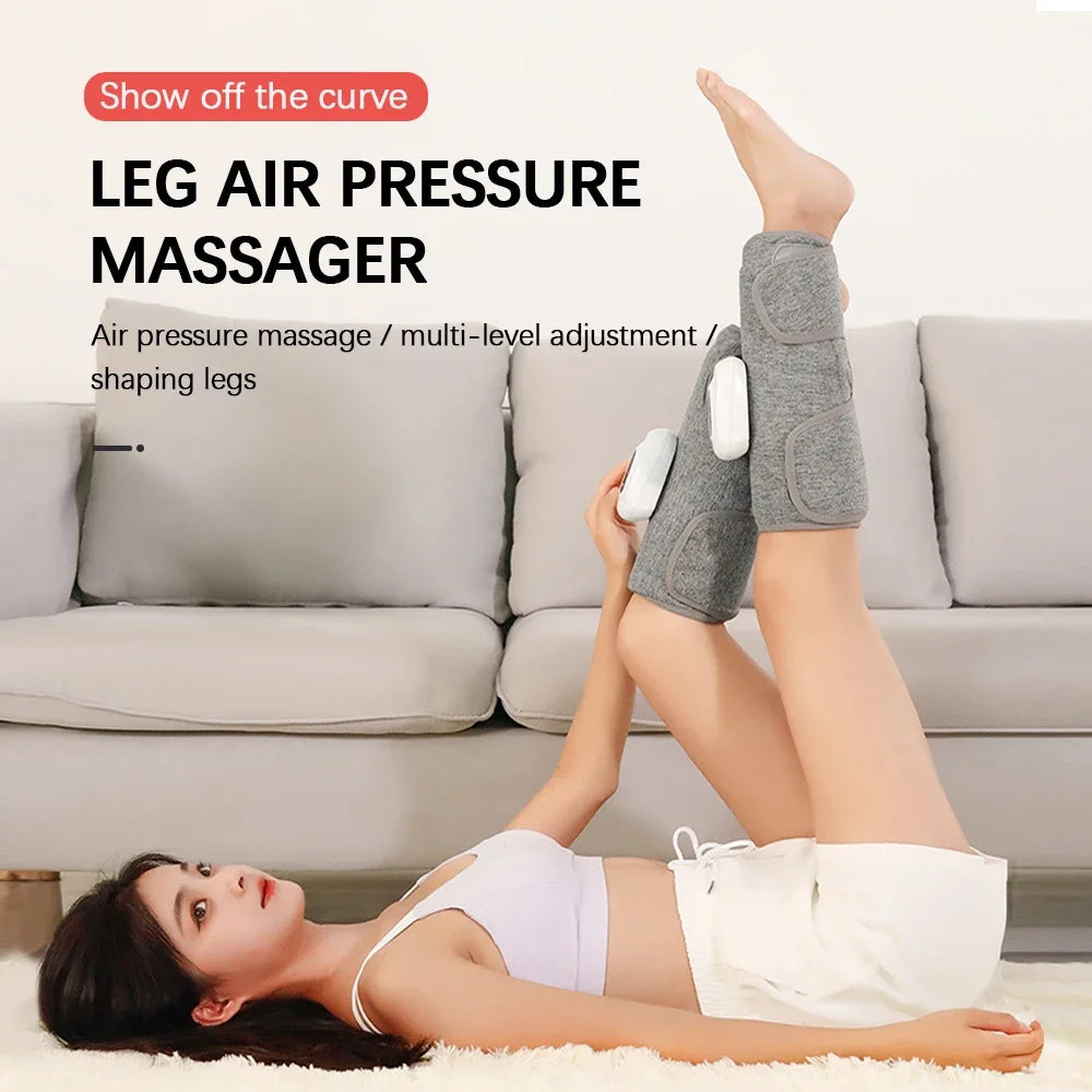 CoreVital AirFlex Leg Massager – Wireless Rechargeable Air Compression for 360° Calf and Leg Muscle Pain Relief