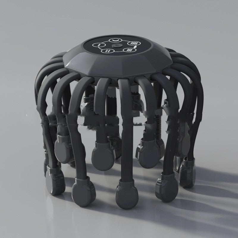 CoreVital™ OctoRelax Massage Cap — Smart Bluetooth Scalp Massager